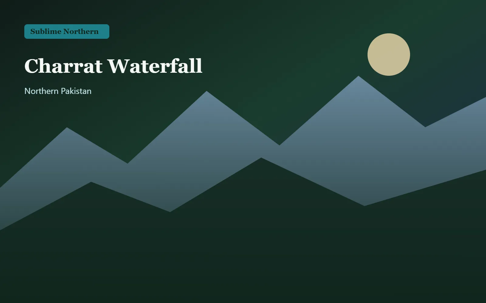 Charrat Waterfall