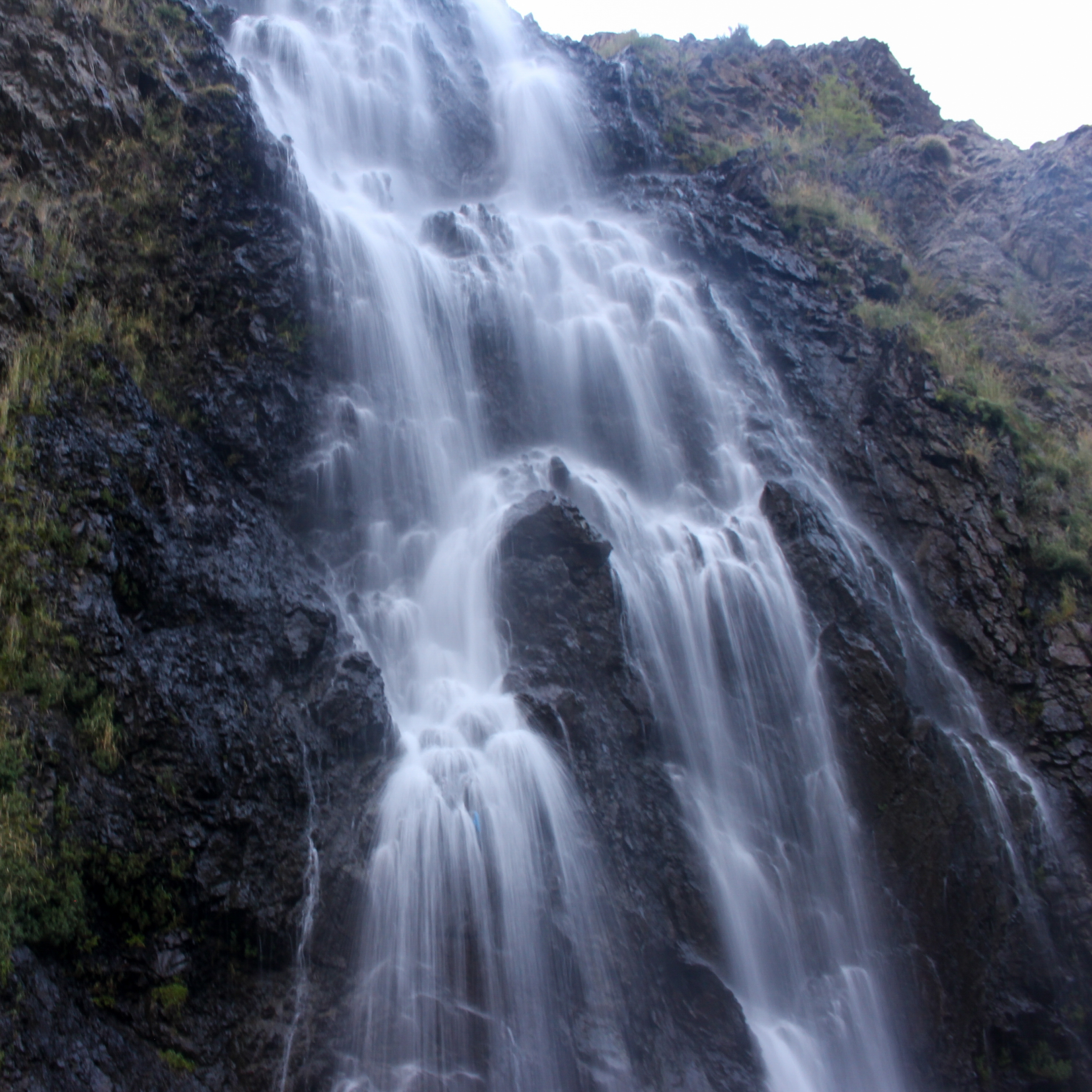 Waterfall stops